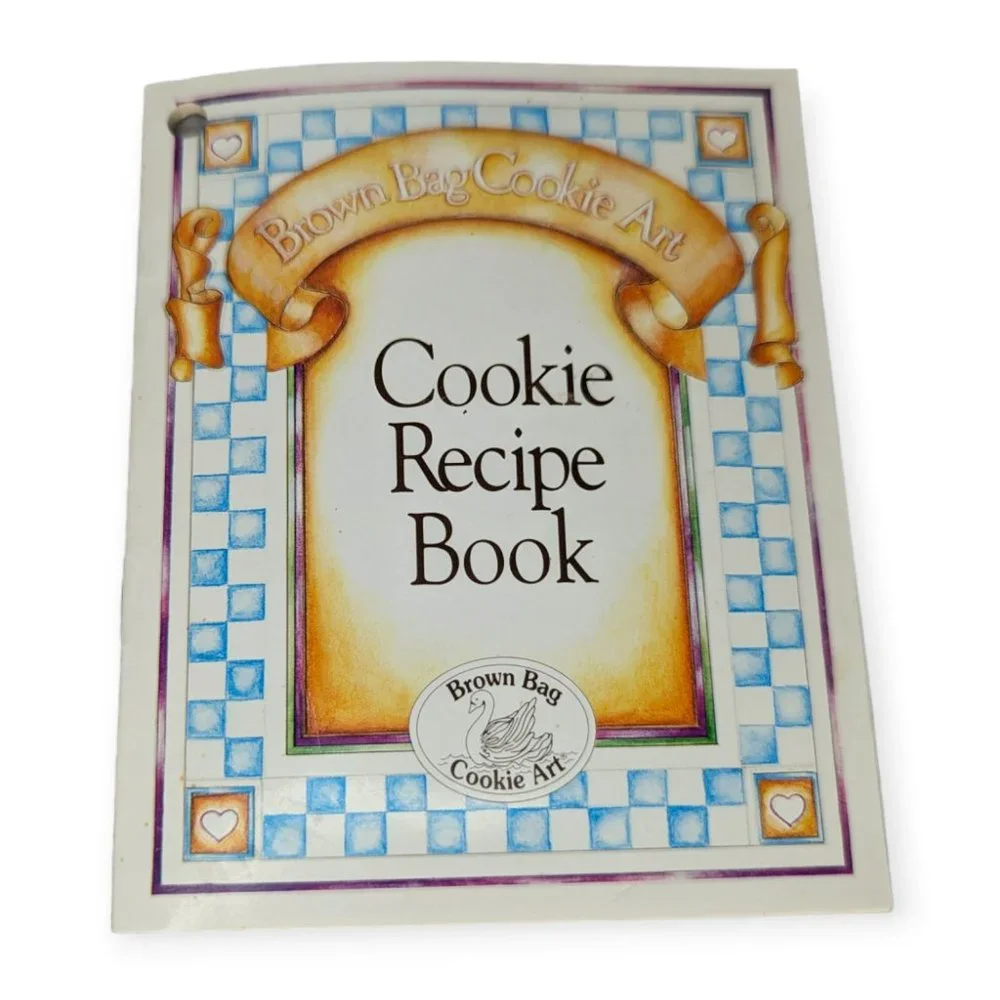 Brown Bag Cookie Art vintage euc